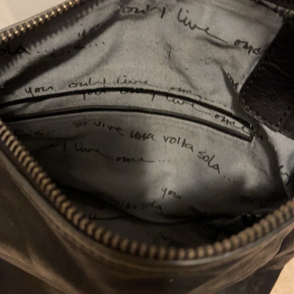 ASH bag black real leather bronze metallic front - Picture 4 of 6